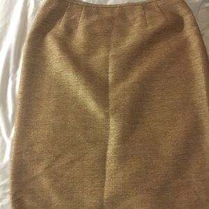 Classic and Gorgeous Gold Skirt